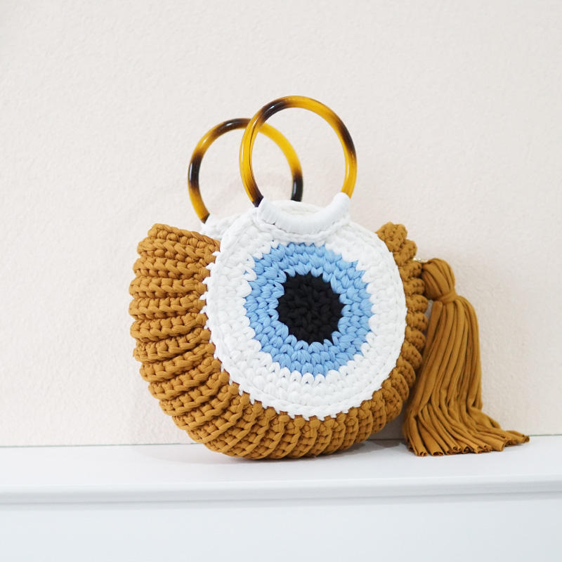 Woven Big Eye Bag