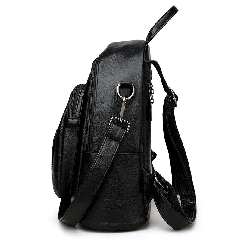 Women's Stylish And Versatile Simple All-match Travel Bag Backpack