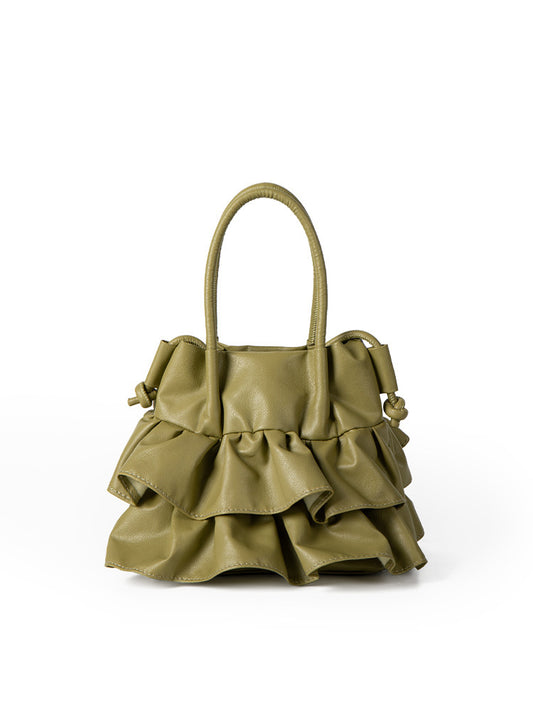 Women's Pleated Ruffled Handbag