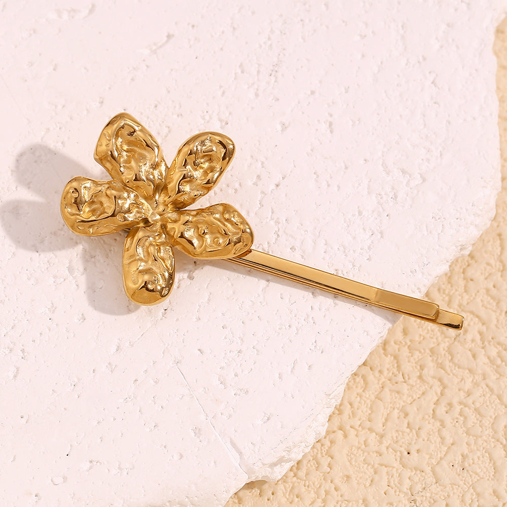 Flower Stainless Steel Hair Pin