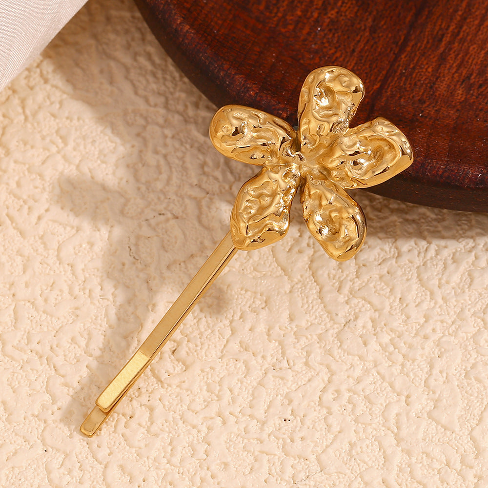 Flower Stainless Steel Hair Pin