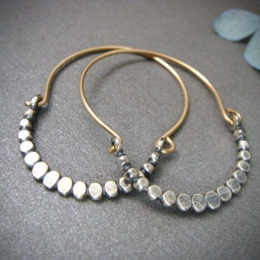 Women's Creative Exaggerating Hollow Silver Earrings