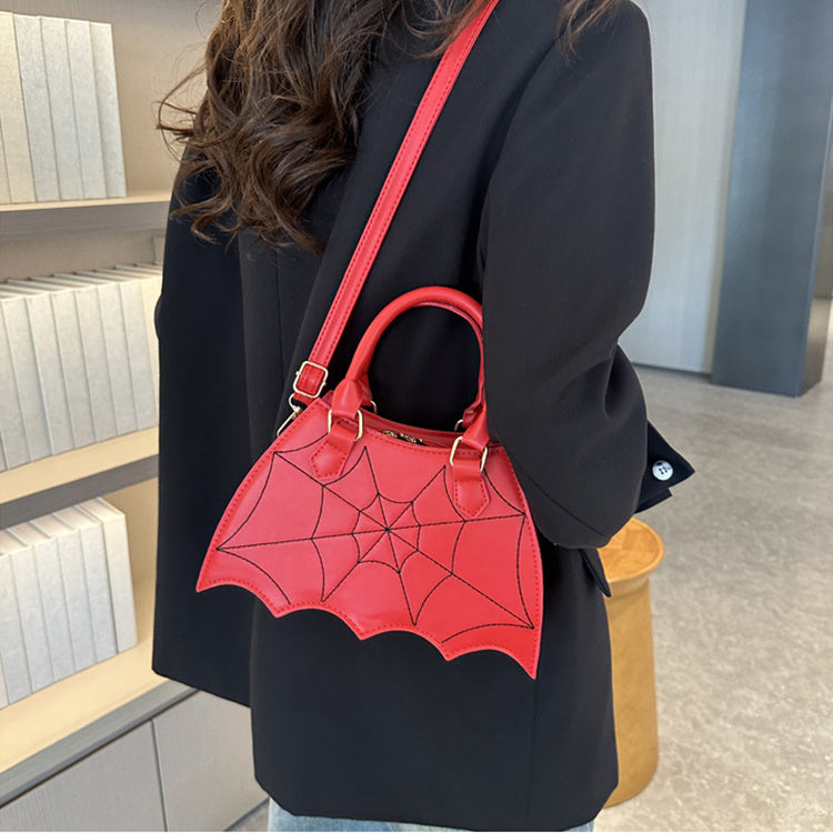 Halloween Spider Web Saddle Bag