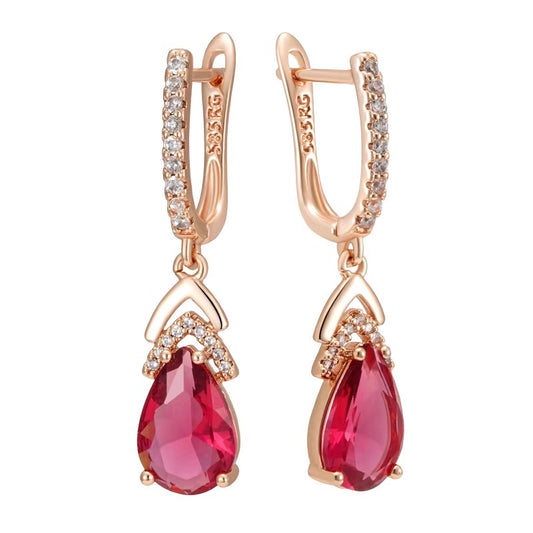 Rose Gold Vintage Bridal Earrings