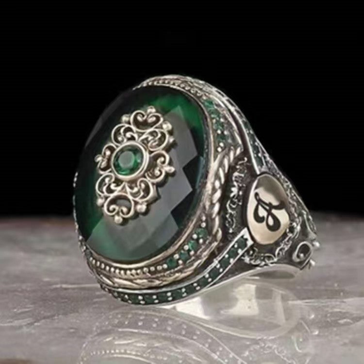 Retro Two-tone Man's Ring