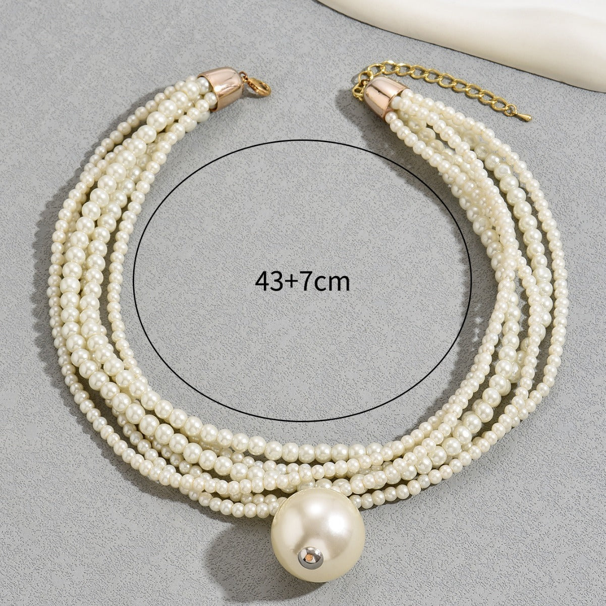 Fashion Multi-layer Large Pearl Necklace