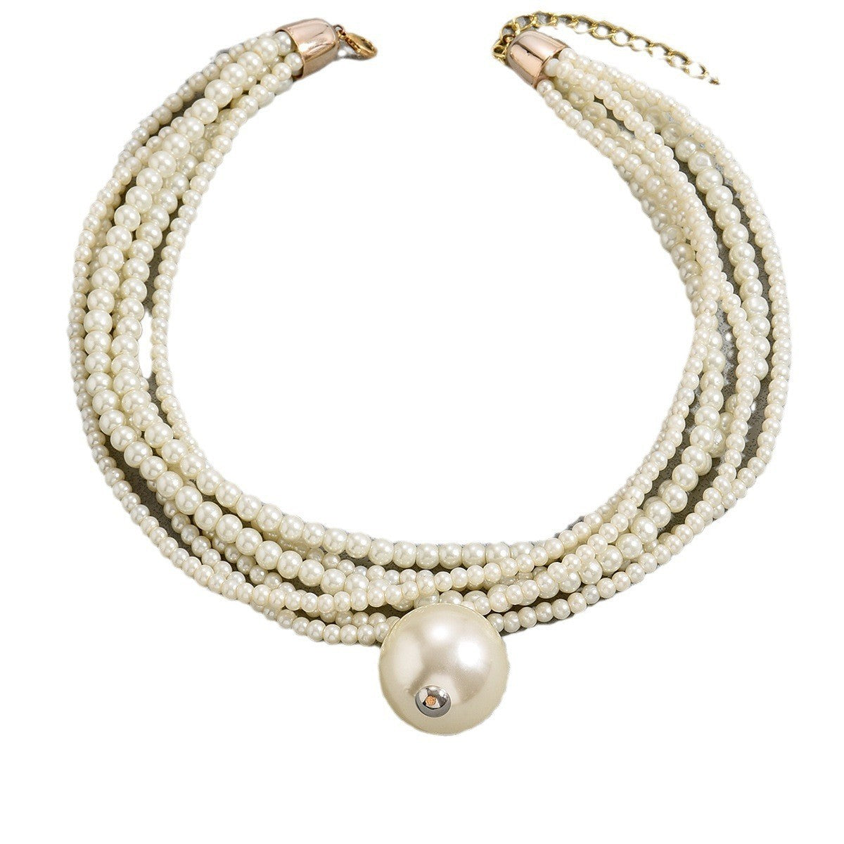 Fashion Multi-layer Large Pearl Necklace