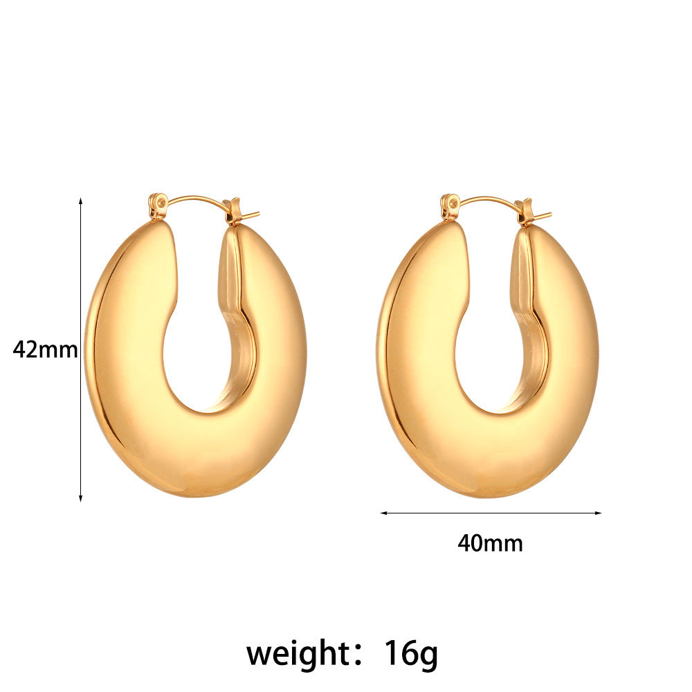 Ins Fashion Simple And Light Luxury Elegant Earrings