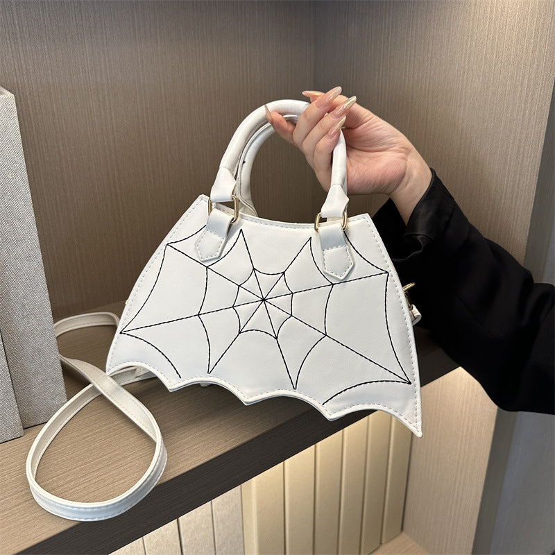 Halloween Spider Web Saddle Bag