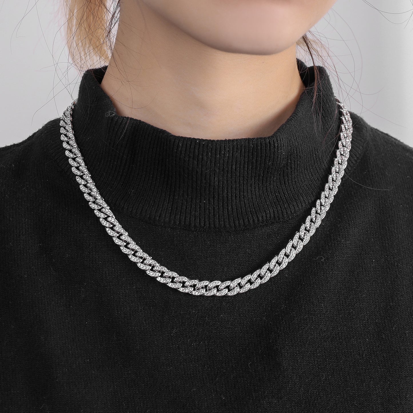 Simple Alloy Chain Men's And Women's Necklace