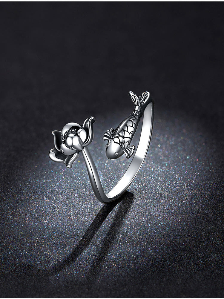 Simple Fashion Lotus Ring