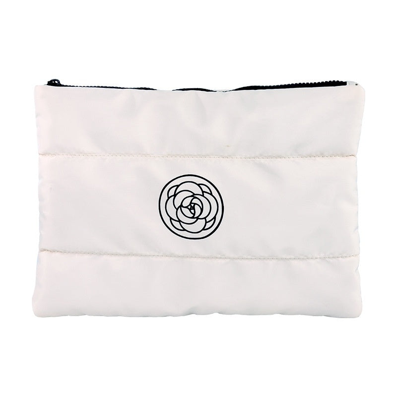 Camellia Classic Style Hand-held Cosmetic Bag