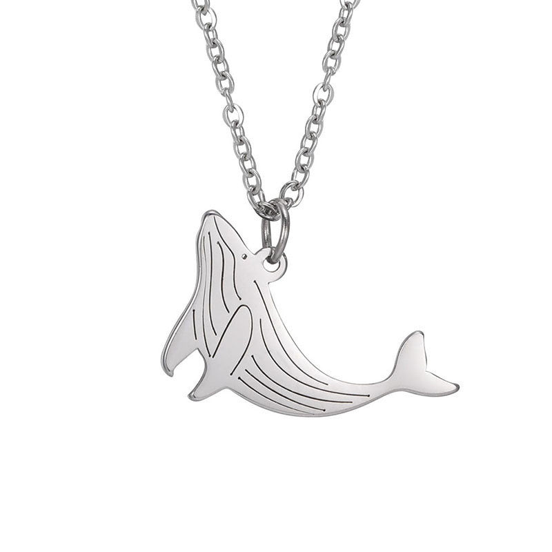 Sea World Animal Stainless Steel Pendant Necklace