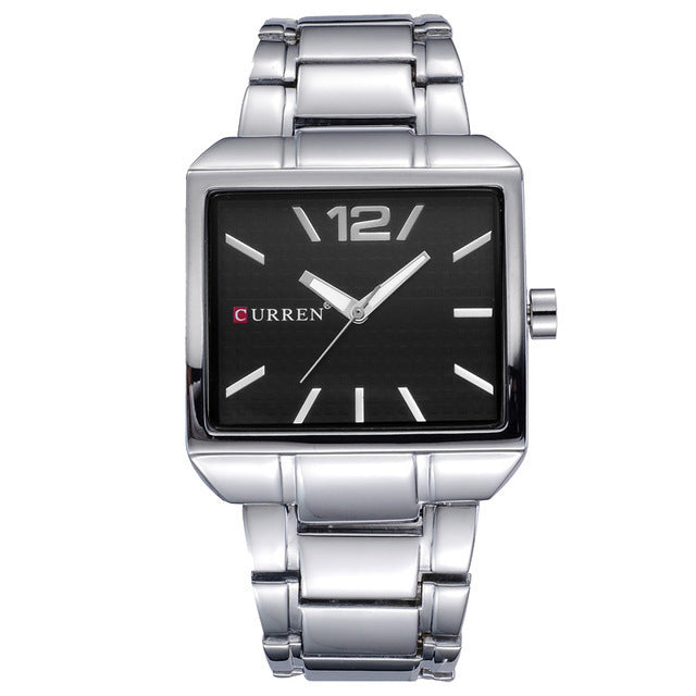 Men's Casual Stainless Steel Strap Quartz Watch