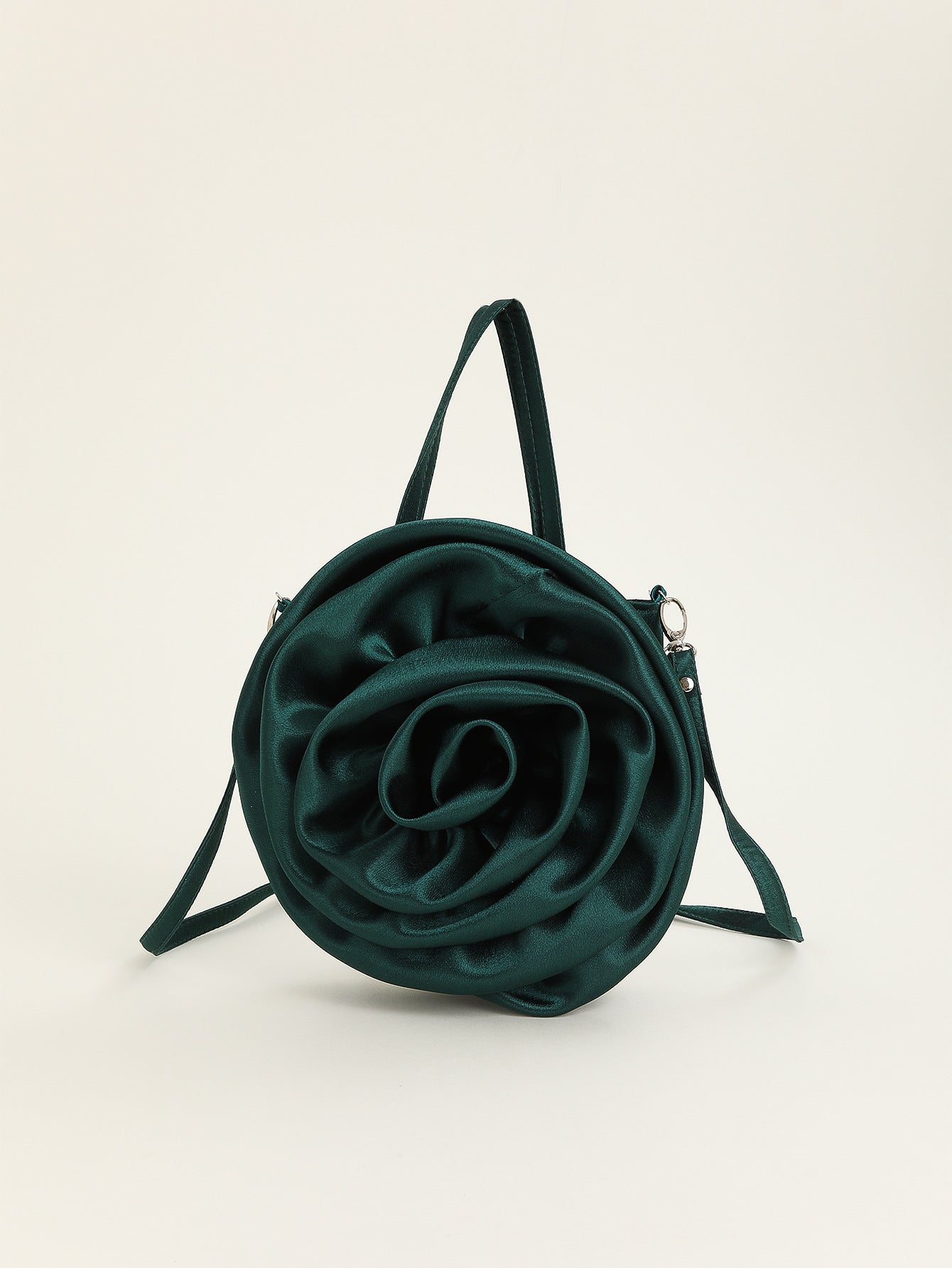 Satin Flower Dinner Bag