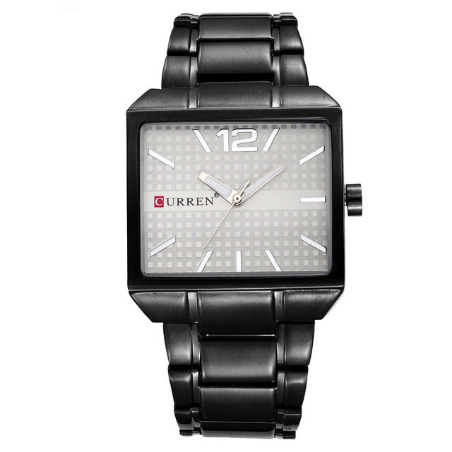 Men's Casual Stainless Steel Strap Quartz Watch