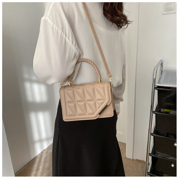 Women's Diamond Fashion Solid Color Shoulder Bag