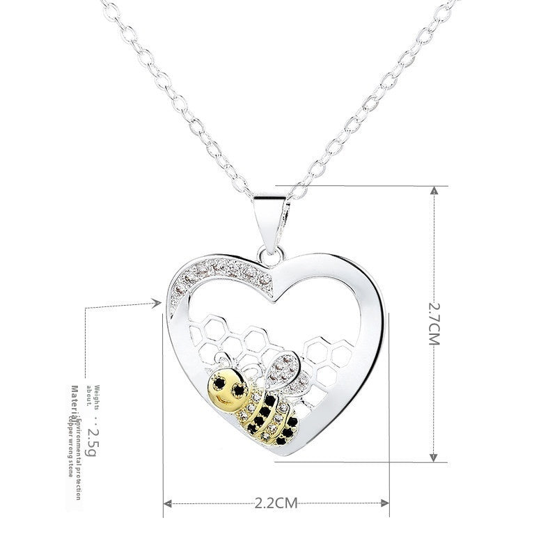 Bee Hive Pendant Necklace