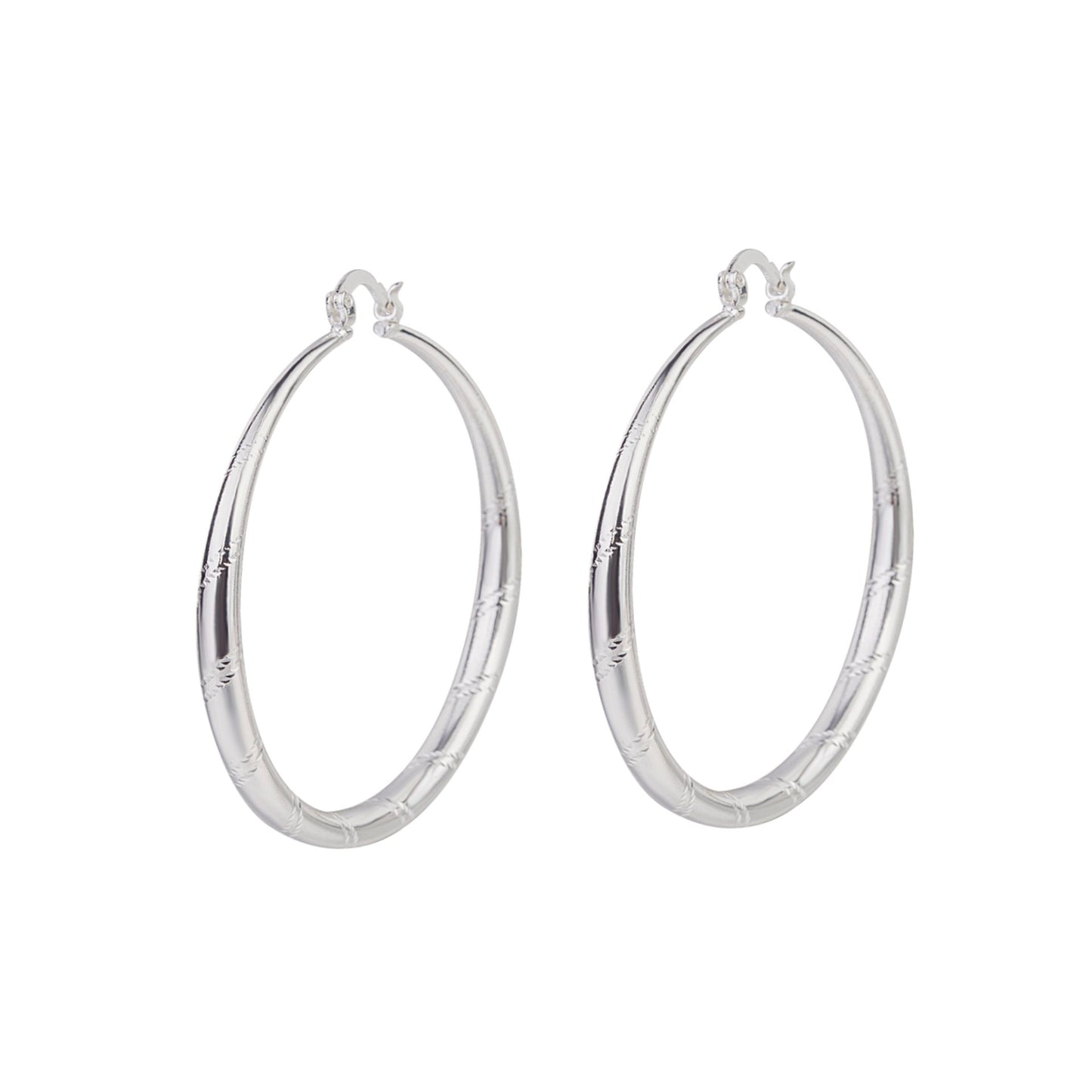 Women's Retro Circle Pattern Large Earrings