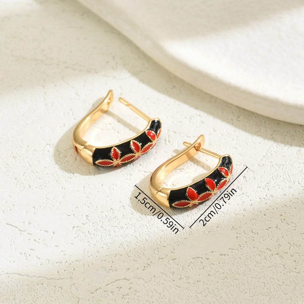 Geometric Women's Vintage Court Earrings