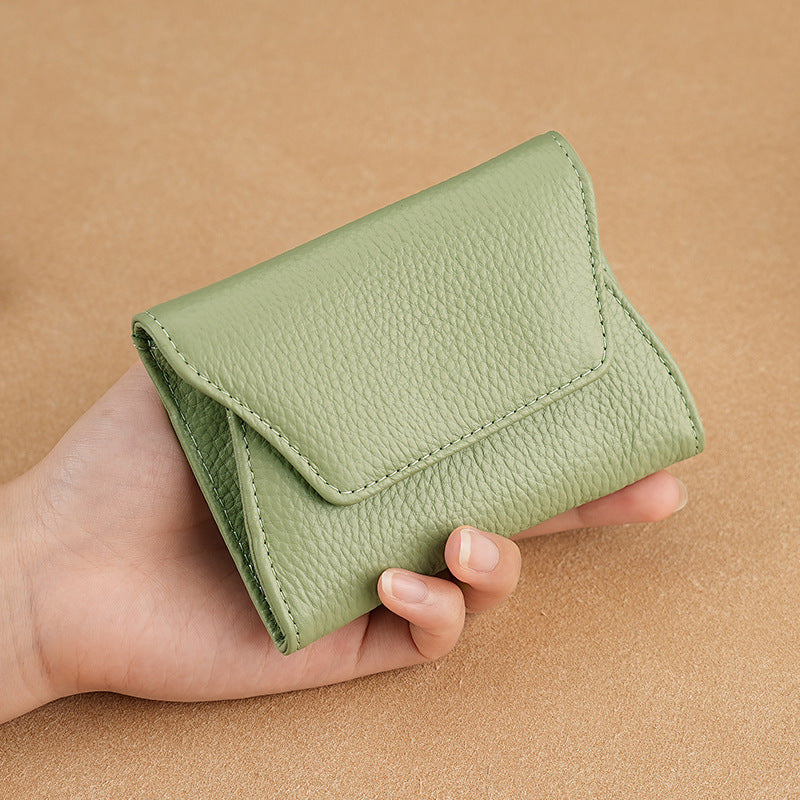 Small Leather Card Holder Wallet