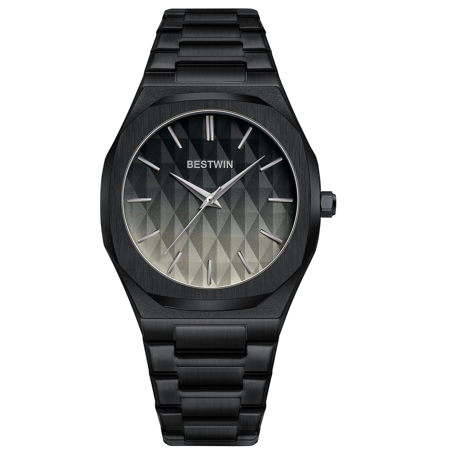 Embossed Dial Men's Watch