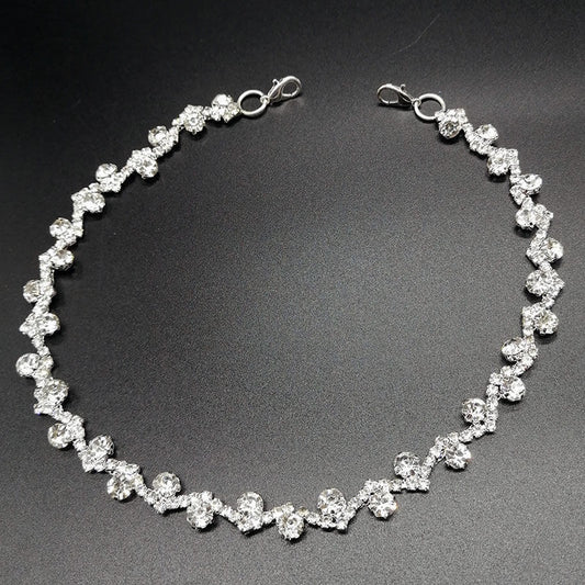 Light Luxury, High-end, Detachable Sparkling Diamond Collar Necklace
