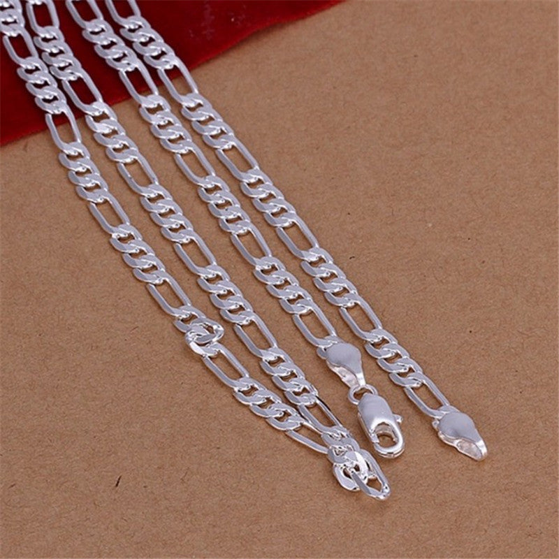 Silver Plated Sweater Accessories Necklace