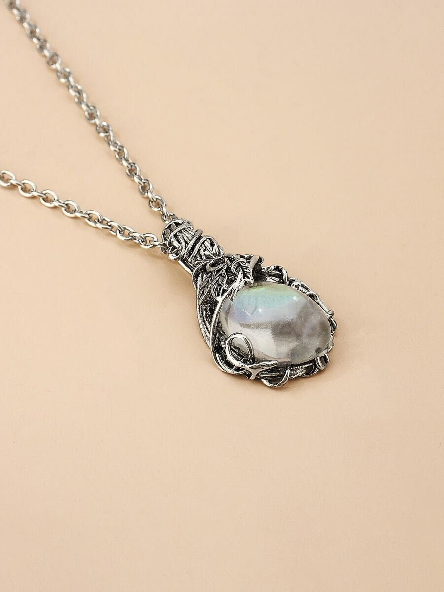 Moonstone Charm Necklace