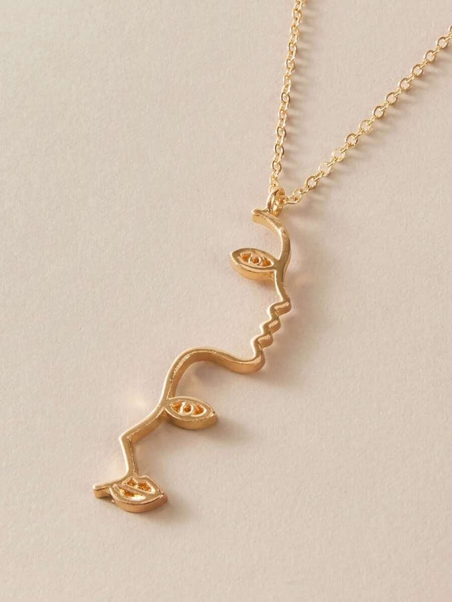 Figure Charm Necklace