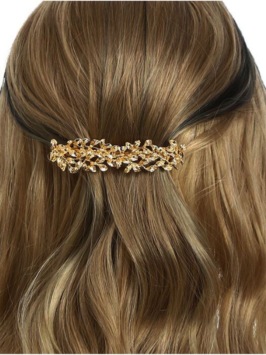 Metal Leaf Hair Clip