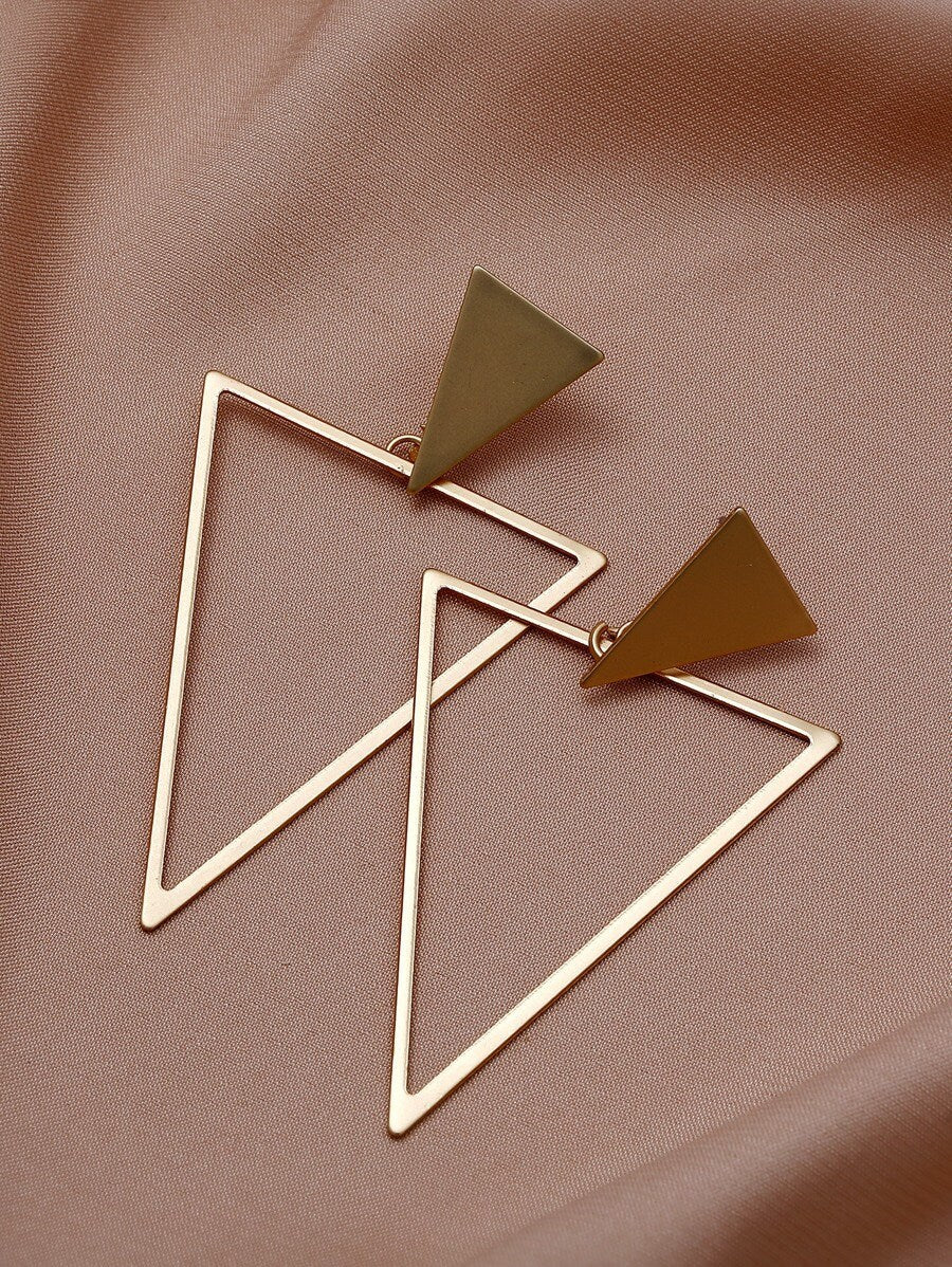 Triangle Drop Earrings