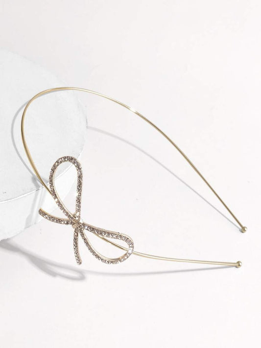 Rhinestone Bow Knot Headband