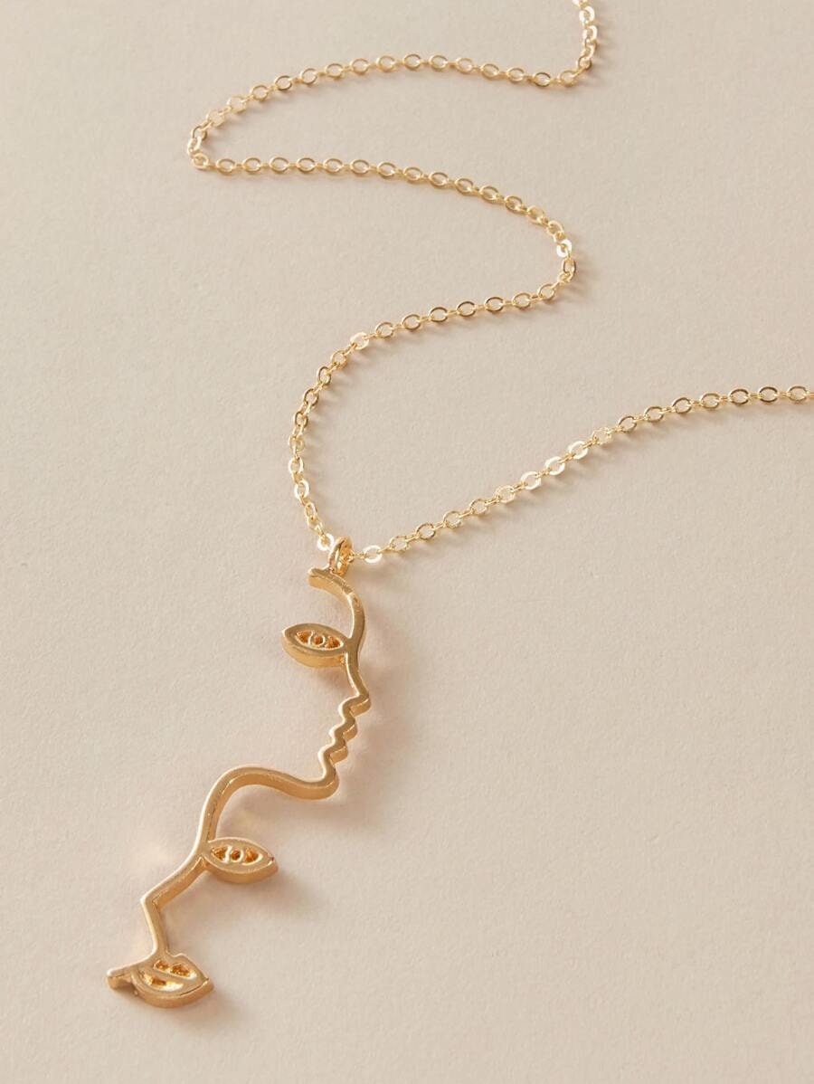 Figure Charm Necklace