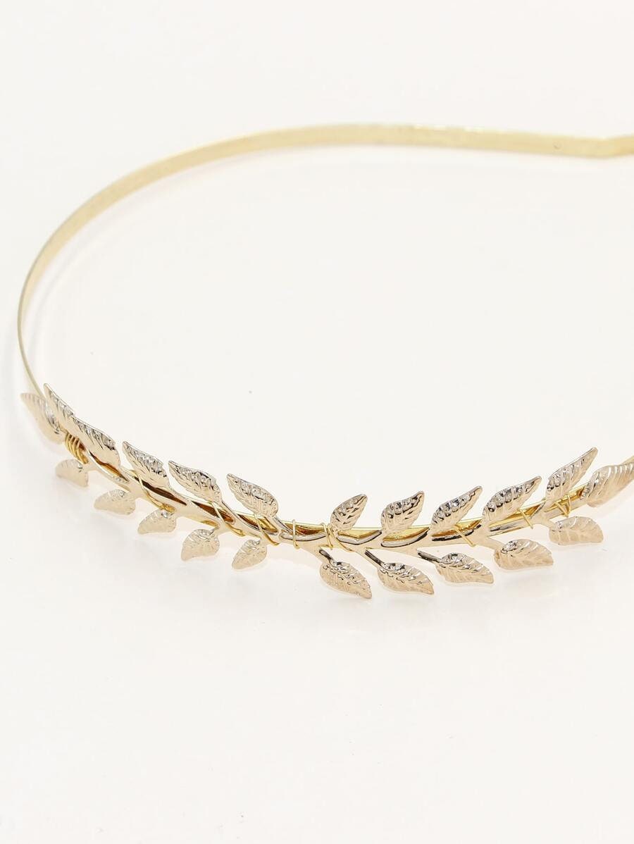 Metal Leaf Hair Hoop