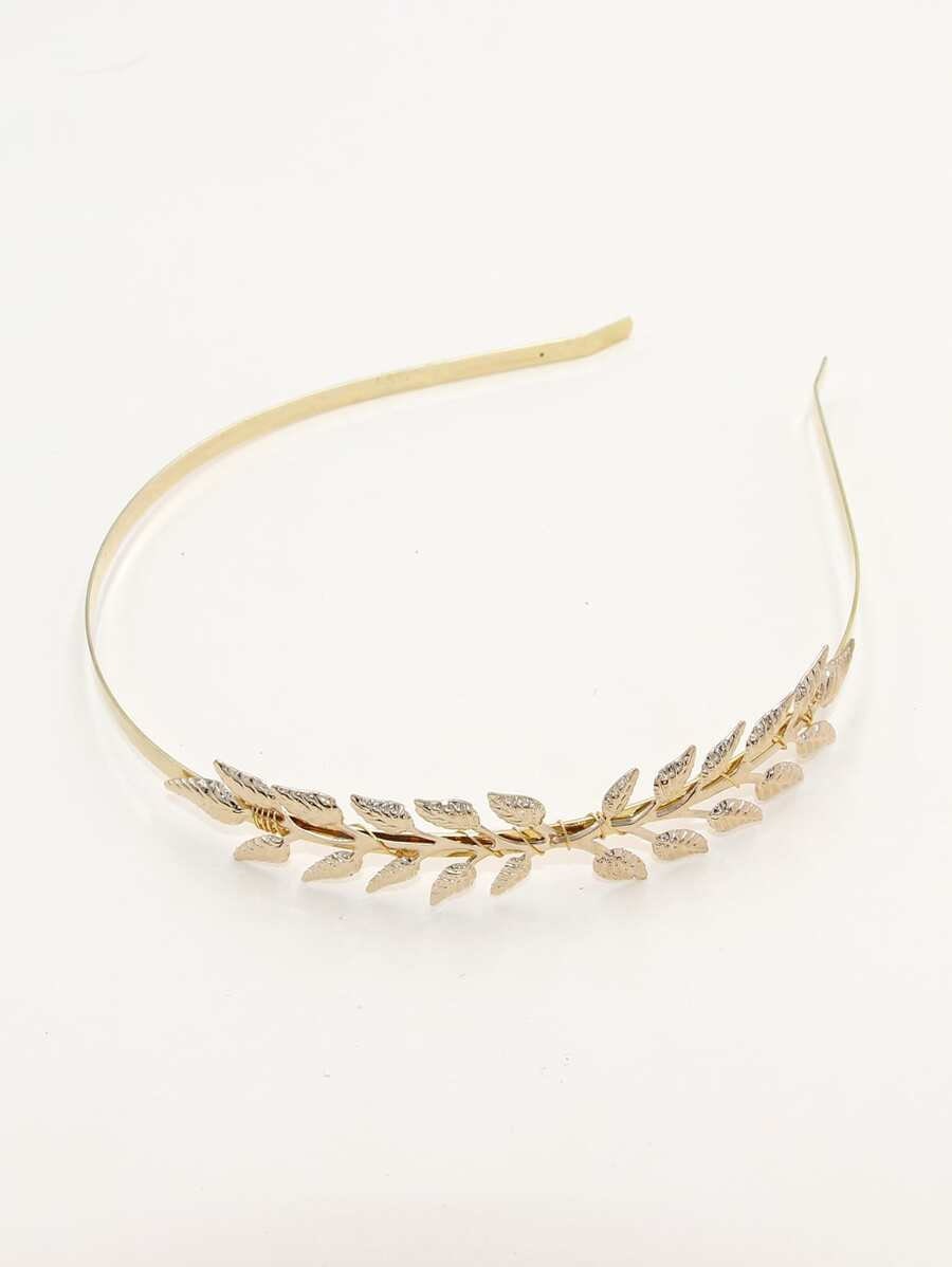 Metal Leaf Hair Hoop