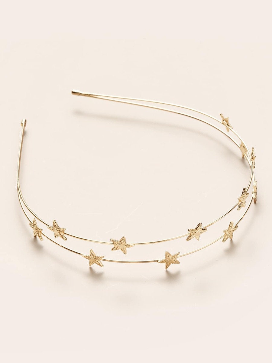 Metal Star Hair Hoop Headband