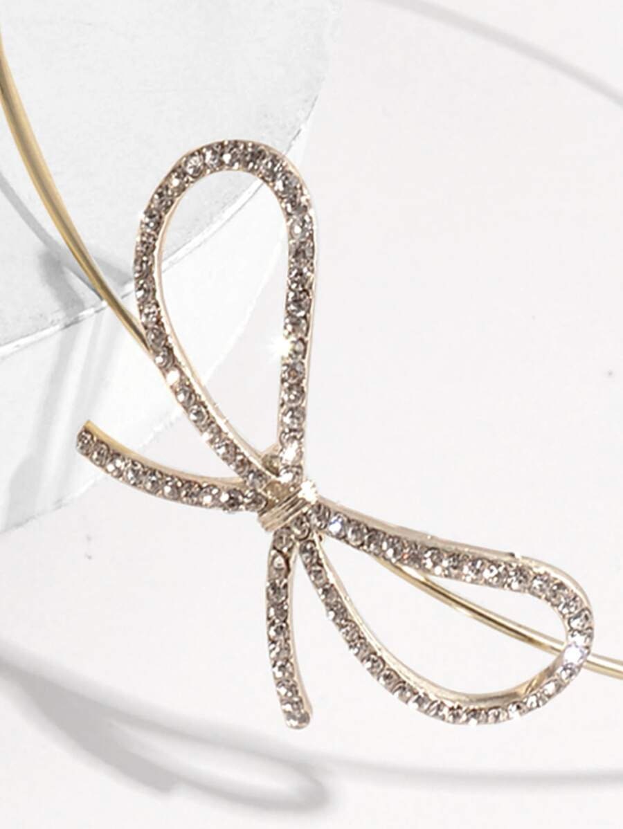 Rhinestone Bow Knot Headband