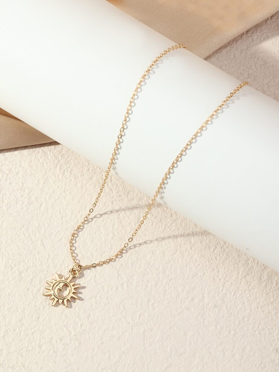 Sun Charm Necklace