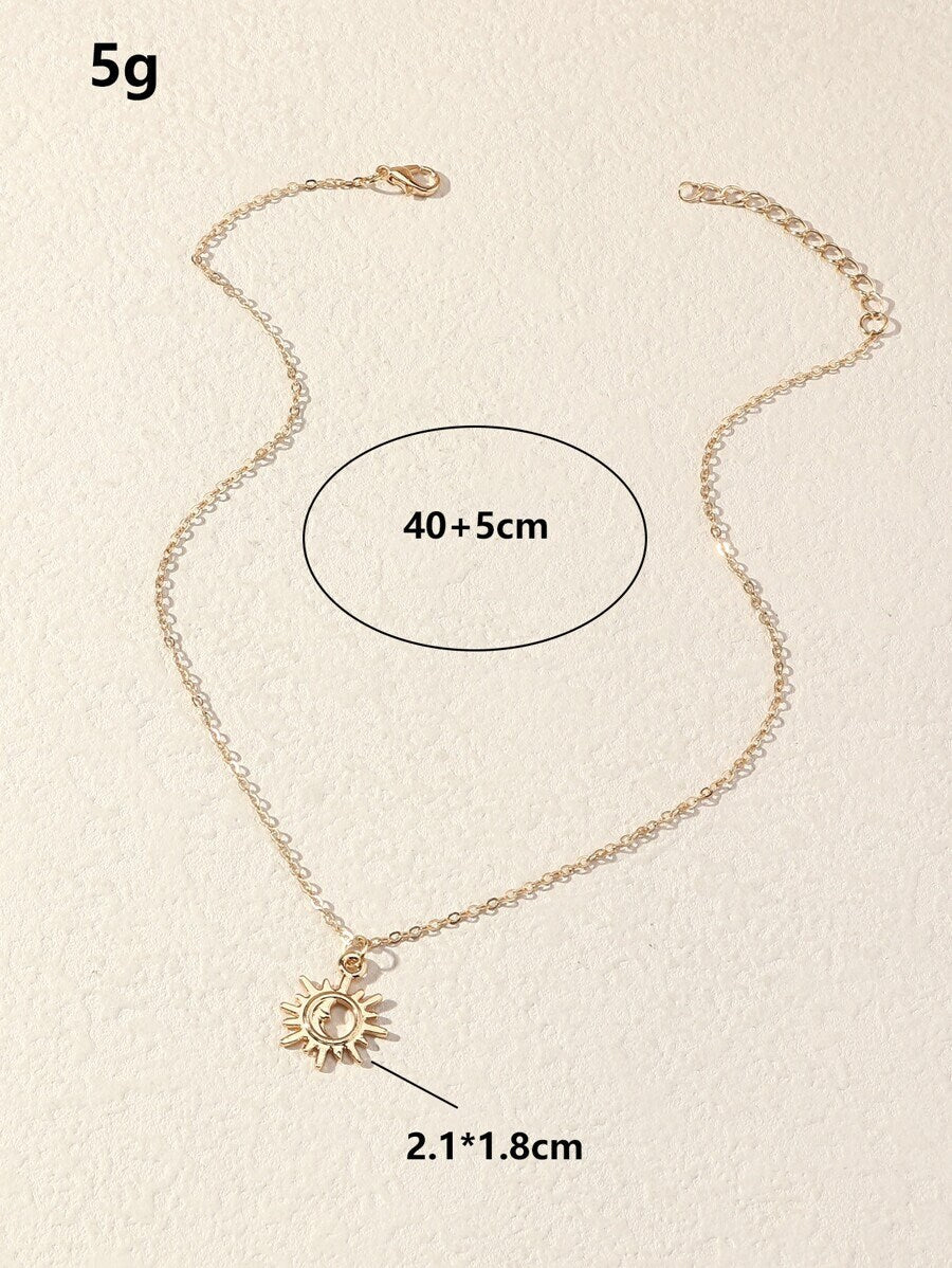 Sun Charm Necklace