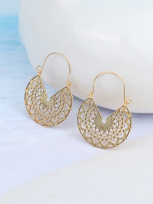 Vintage Hollow Out Earrings