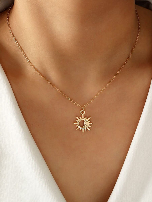 Sun Charm Necklace