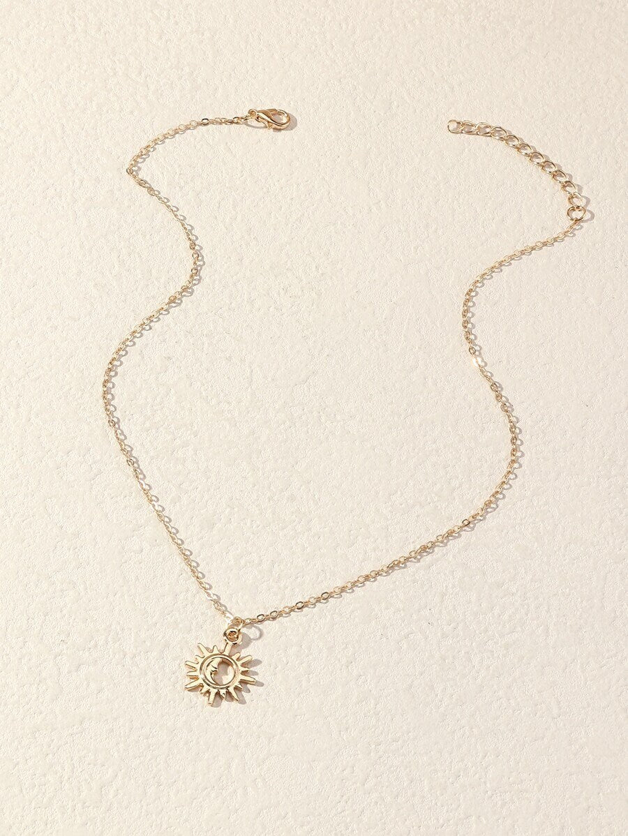 Sun Charm Necklace