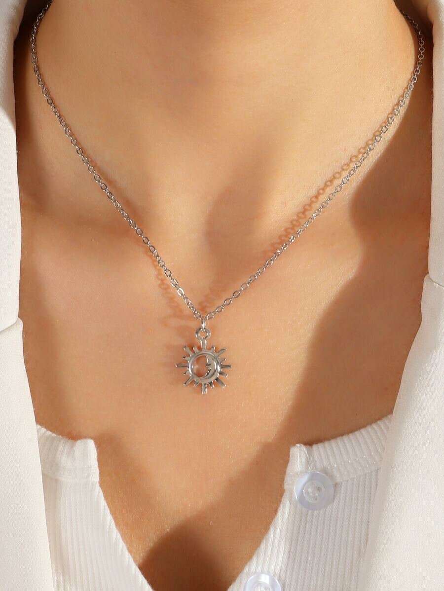 Sun Charm Necklace