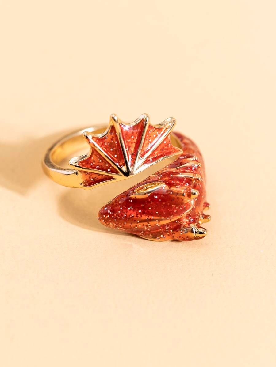 Western Dragon Design Ring