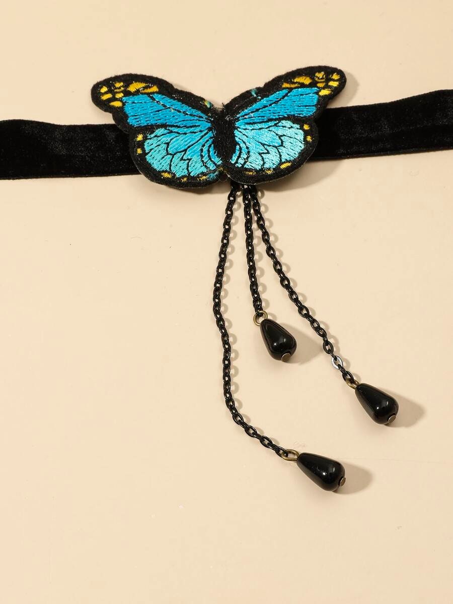 Butterfly Lace Choker