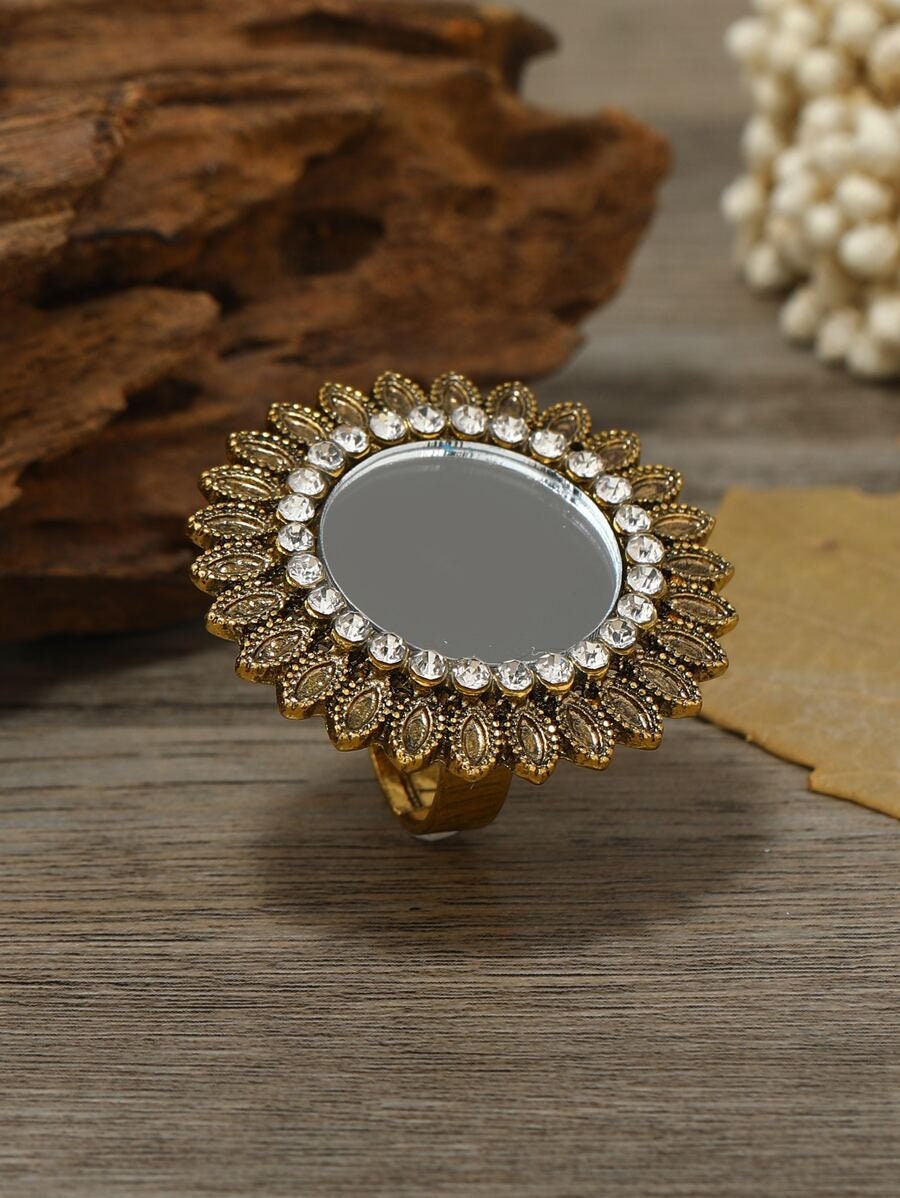 Rhinestone Decor Ring