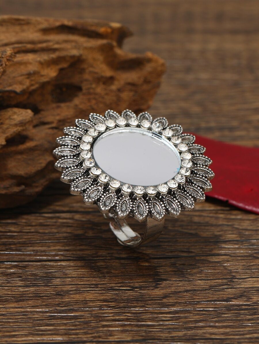 Rhinestone Decor Ring