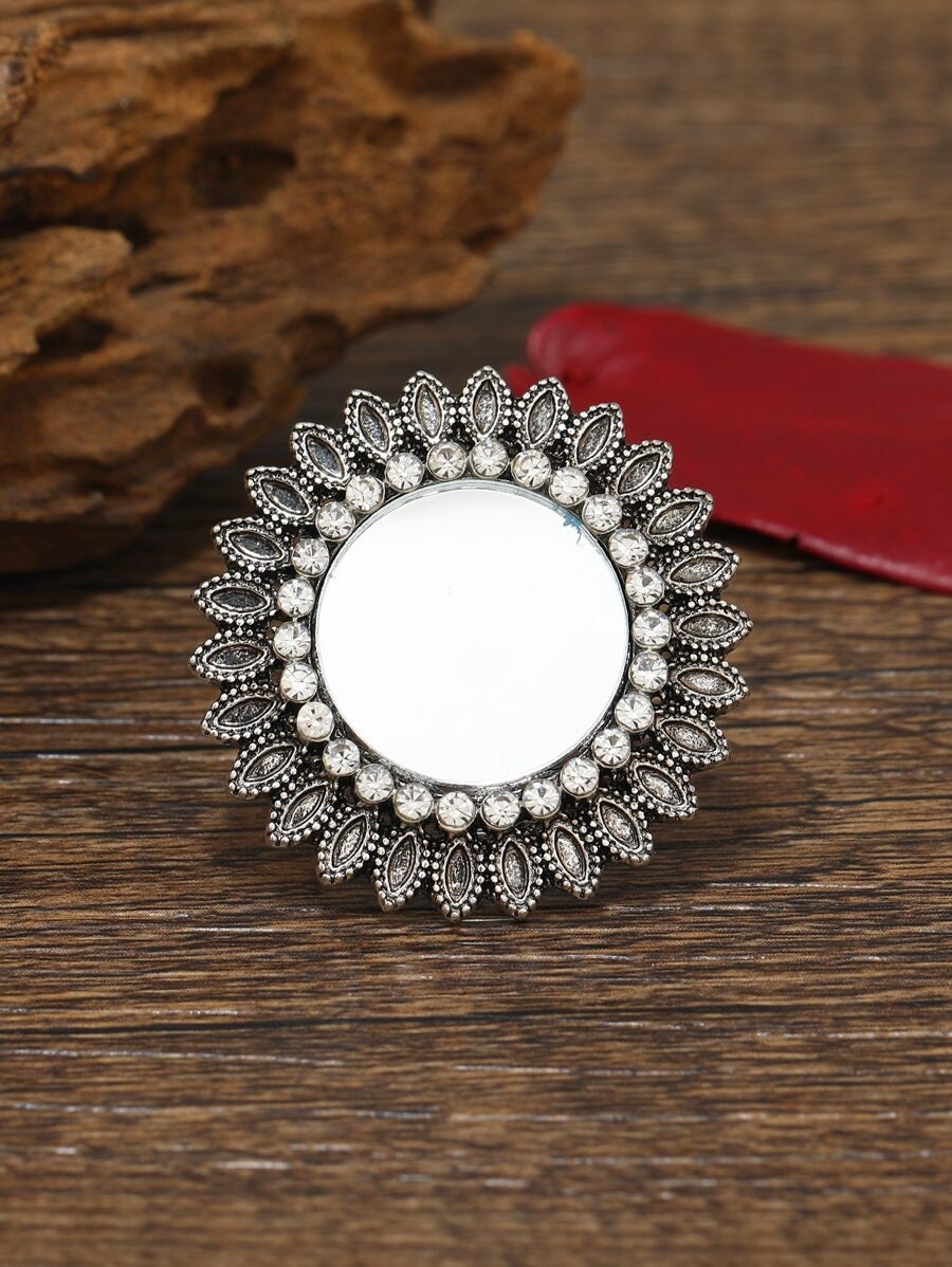 Rhinestone Decor Ring