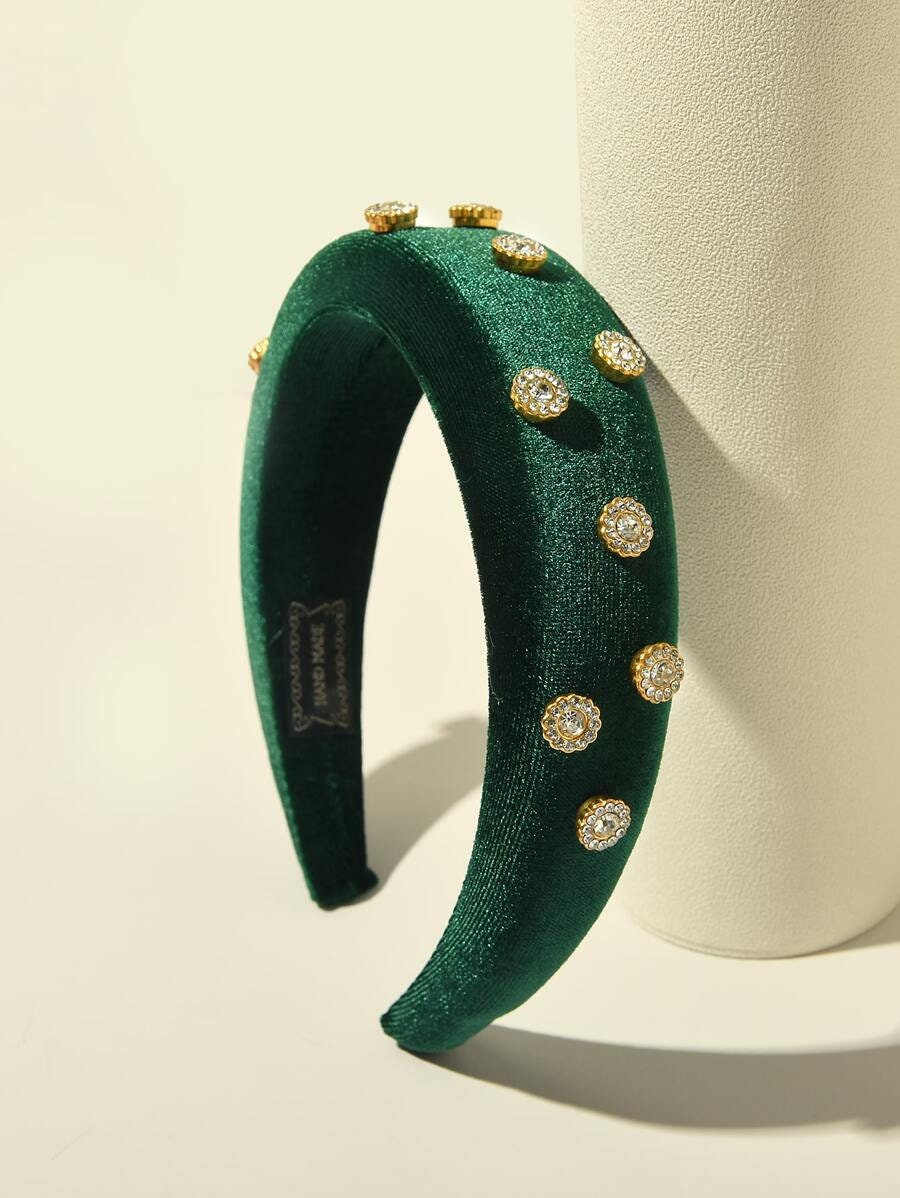 Rhinestone Padded Hair Hoop